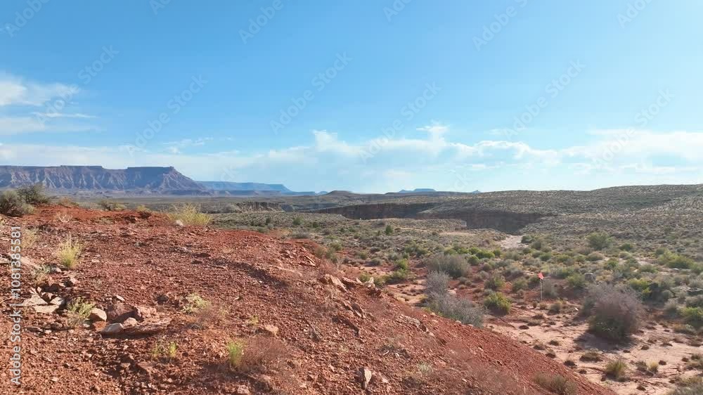 Aerial Fly Through of Gooseberry Mesa Desert Landscape Aerial Fly Through of Gooseberry Mesa Desert Landscape