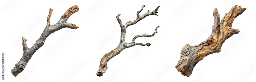 PNG Natural wooden branches for rustic decor and crafts. Isolated on transparent background PNG Natural wooden branches for rustic decor and crafts. Isolated on transparent background