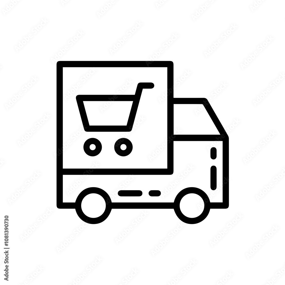 Truck icon symbol vector illustration
