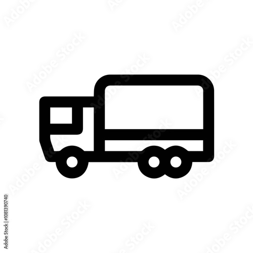 Truck icon symbol vector illustration 