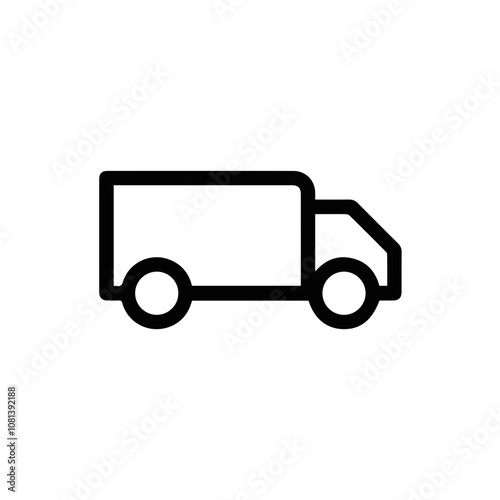 Truck icon symbol vector illustration 