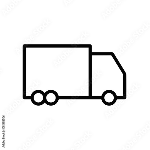 Truck icon symbol vector illustration 