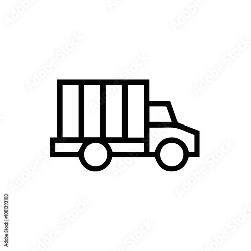 Truck icon symbol vector illustration 