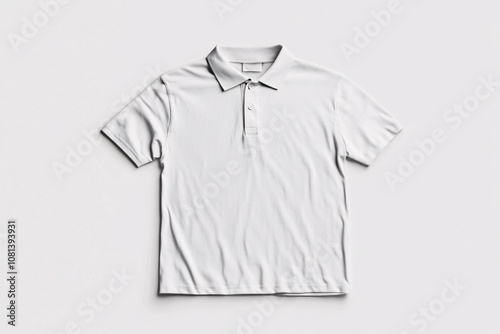 Blank White Polo Shirt Mockup