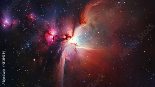 Fototapeta Naklejka Na Ścianę i Meble -  Space nebula space hd wallpaper galaxy. Nebula. Illustration