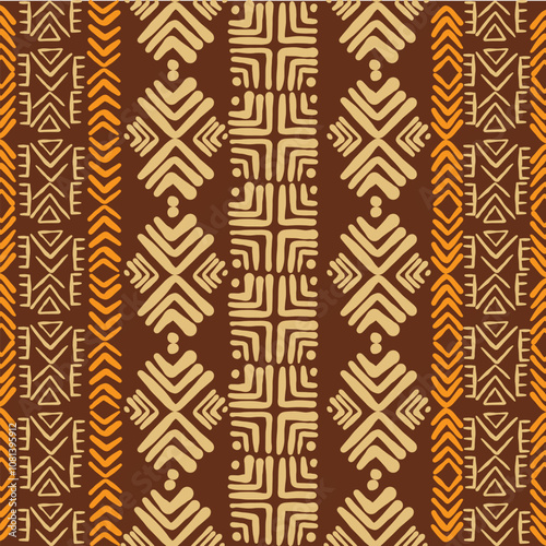 Carpet African mud cloth tribal fabric bohemian pattern,geometric elements,zigzag,tribal design,vector illustration,American mud cloth bogolan pattern,tribal Aztec pattern design for textile,carpet.