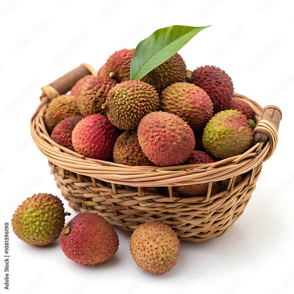 Many lychee in small basket,ai generative
Many lychee in small basket,ai generative