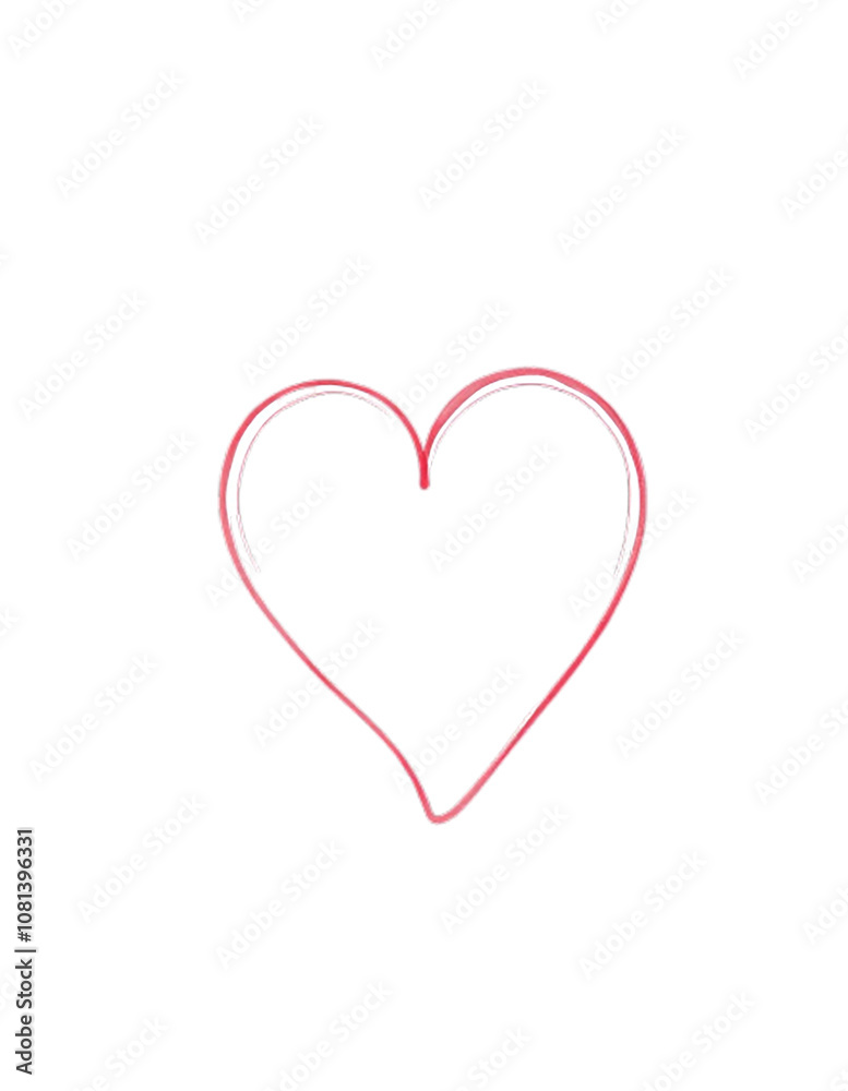 red heart isolated on white red heart isolated on white