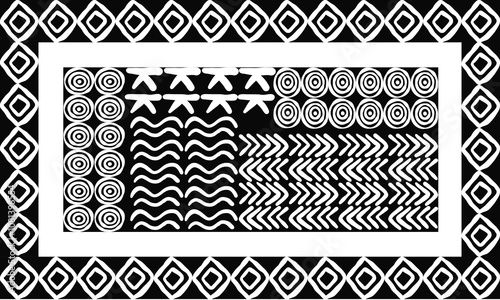 American mud cloth,African tribal geometric,bohemian pattern, elements, zigzag, tribal design, vector illustration, African mud cloth bogolan pattern, tribal Aztec pattern design, for textile,carpet.