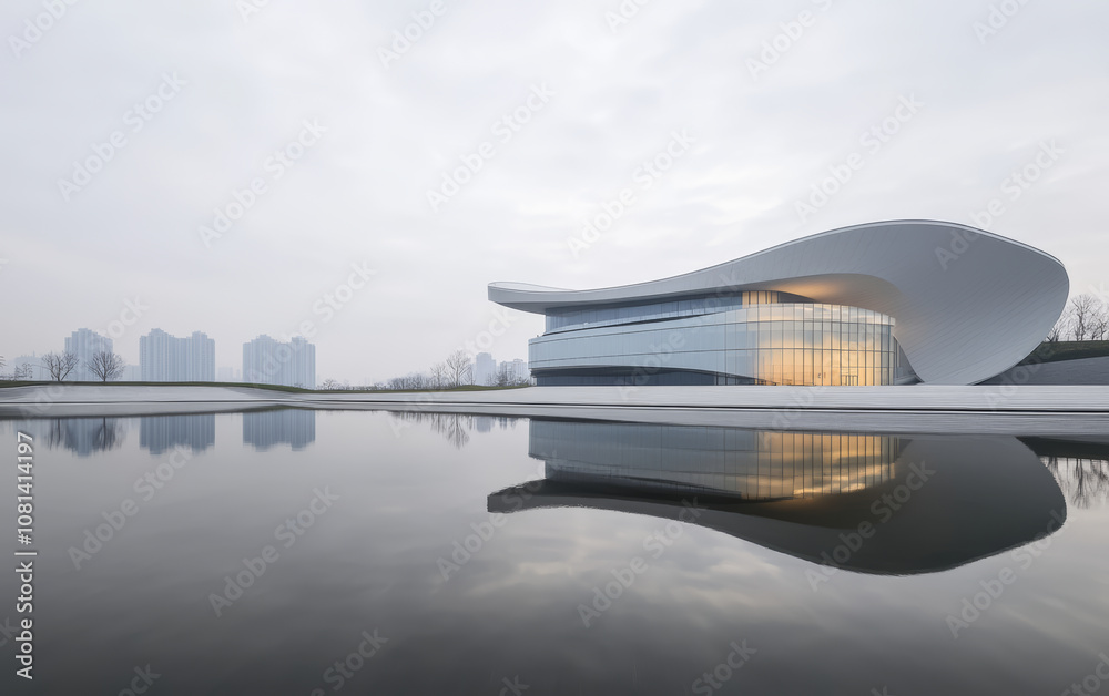 Minimalist modern architecture and spatial structure
Minimalist modern architecture and spatial structure