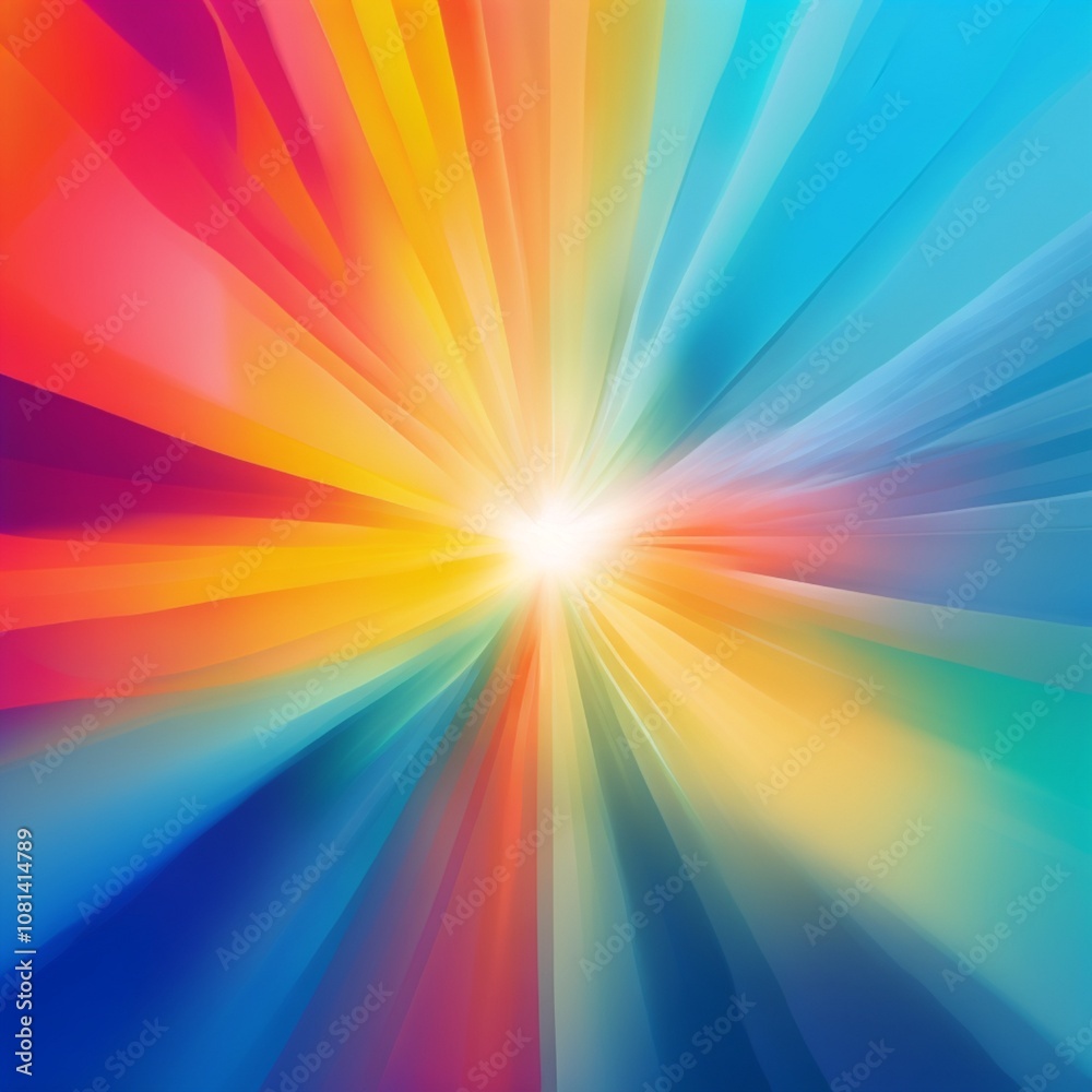 Obraz premium abstract background with rainbow