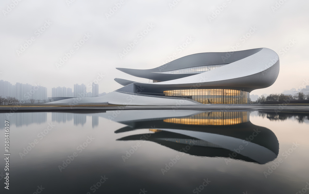 Minimalist modern architecture and spatial structure
Minimalist modern architecture and spatial structure