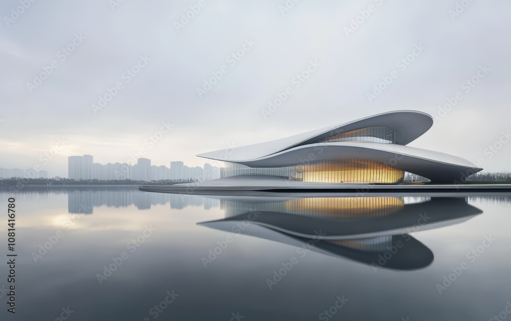 Minimalist modern architecture and spatial structure
Minimalist modern architecture and spatial structure