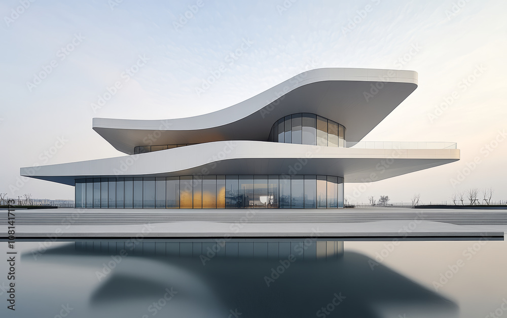 Minimalist modern architecture and spatial structure
Minimalist modern architecture and spatial structure