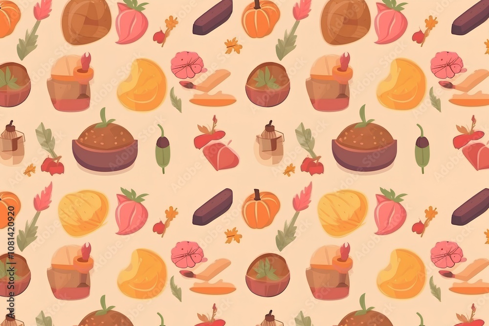 seamless pattern with apples seamless pattern with apples