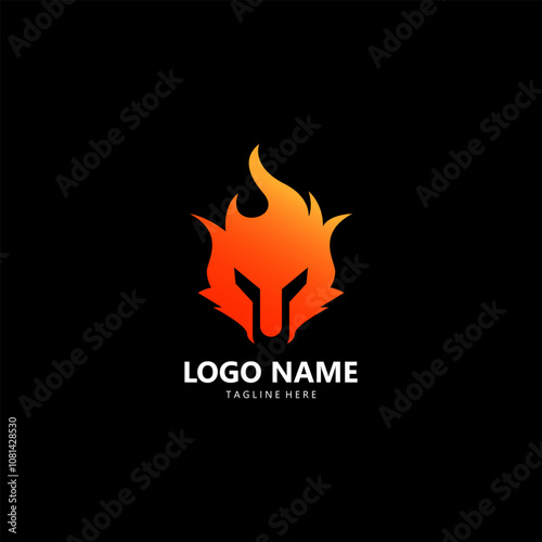 fire fox logo design vector