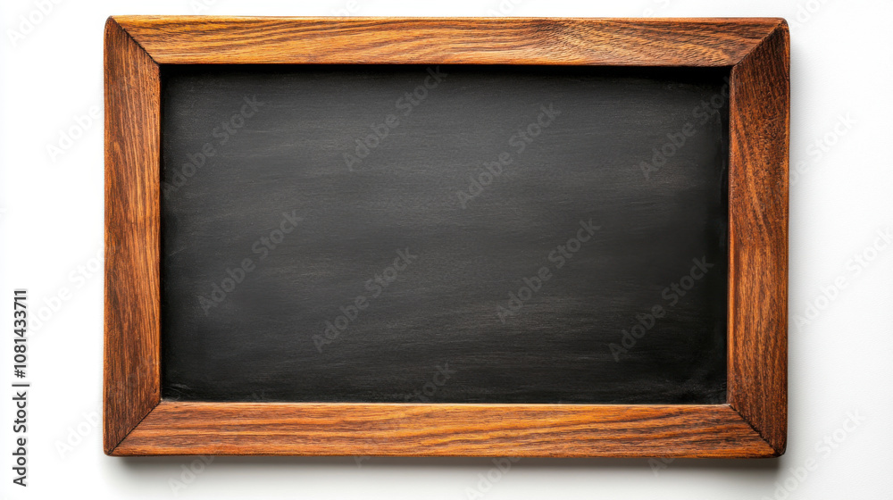Product display and sign mockup, Blank chalkboard style sign with dark wooden frame, perfect for messages or menus. Ideal for cafes or classrooms Product display and sign mockup, Blank chalkboard style sign with dark wooden frame, perfect for messages or menus. Ideal for cafes or classrooms