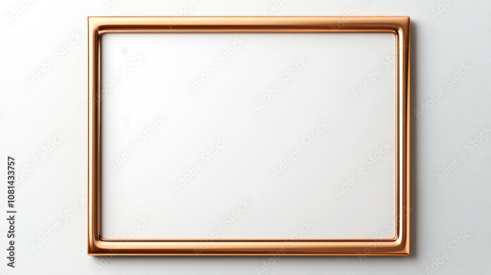 Product display and sign mockup, blank rectangular wall sign mockup with metallic frame, perfect for showcasing designs or messages in stylish way Product display and sign mockup, blank rectangular wall sign mockup with metallic frame, perfect for showcasing designs or messages in stylish way
