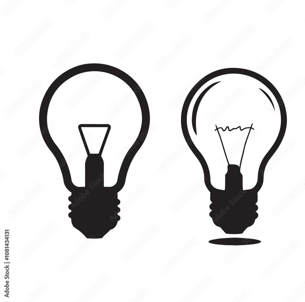 light bulb isolated on white light bulb isolated on white