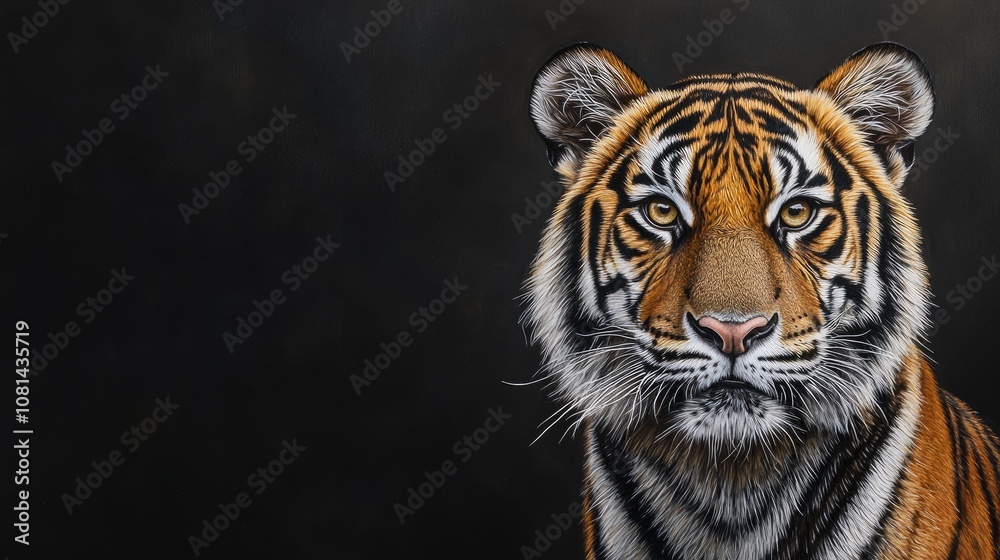 Fototapeta premium Majestic Tiger Portrait