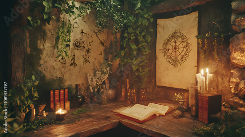 Enchanted Alchemist's Study