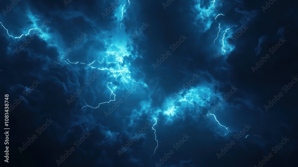 Lightning Storm in the Night Sky Lightning Storm in the Night Sky