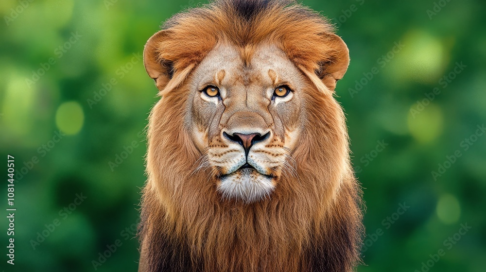 Majestic African Lion Portrait Wildlife Nature King Jungle Pride Mane Powerful Wild Animal Cat Majestic African Lion Portrait Wildlife Nature King Jungle Pride Mane Powerful Wild Animal Cat