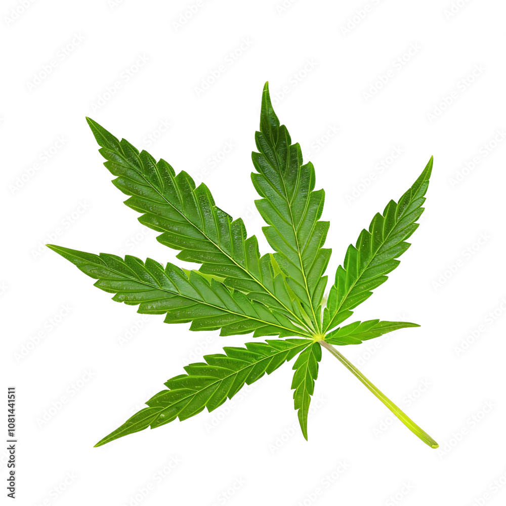 Isolated Cannabis Leaves on Transparent Background Isolated Cannabis Leaves on Transparent Background