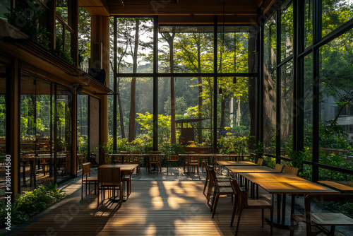 Stylish, superb view, forest restaurant, forest cafe.