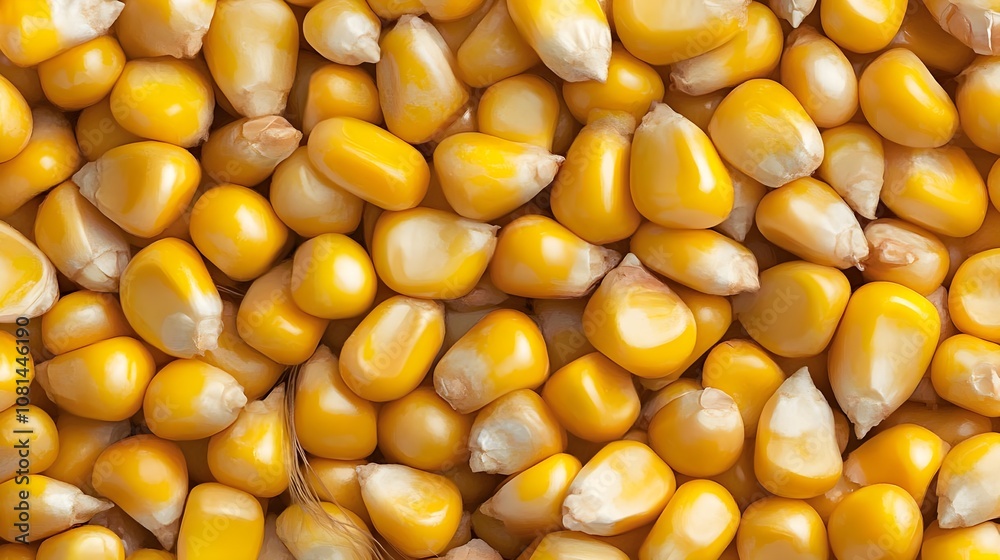 Corn Kernels Close Up Corn Kernels Close Up