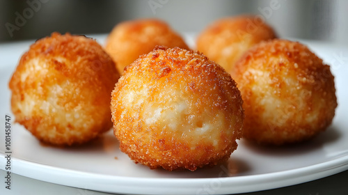 Crispy Fried Rice Balls: Golden-Brown, Delicious Snack Food