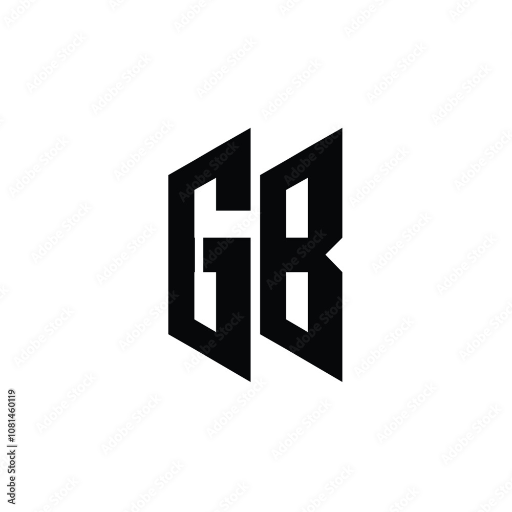 GB monogram logo design letter text name symbol monochrome logotype alphabet character simple logo GB monogram logo design letter text name symbol monochrome logotype alphabet character simple logo