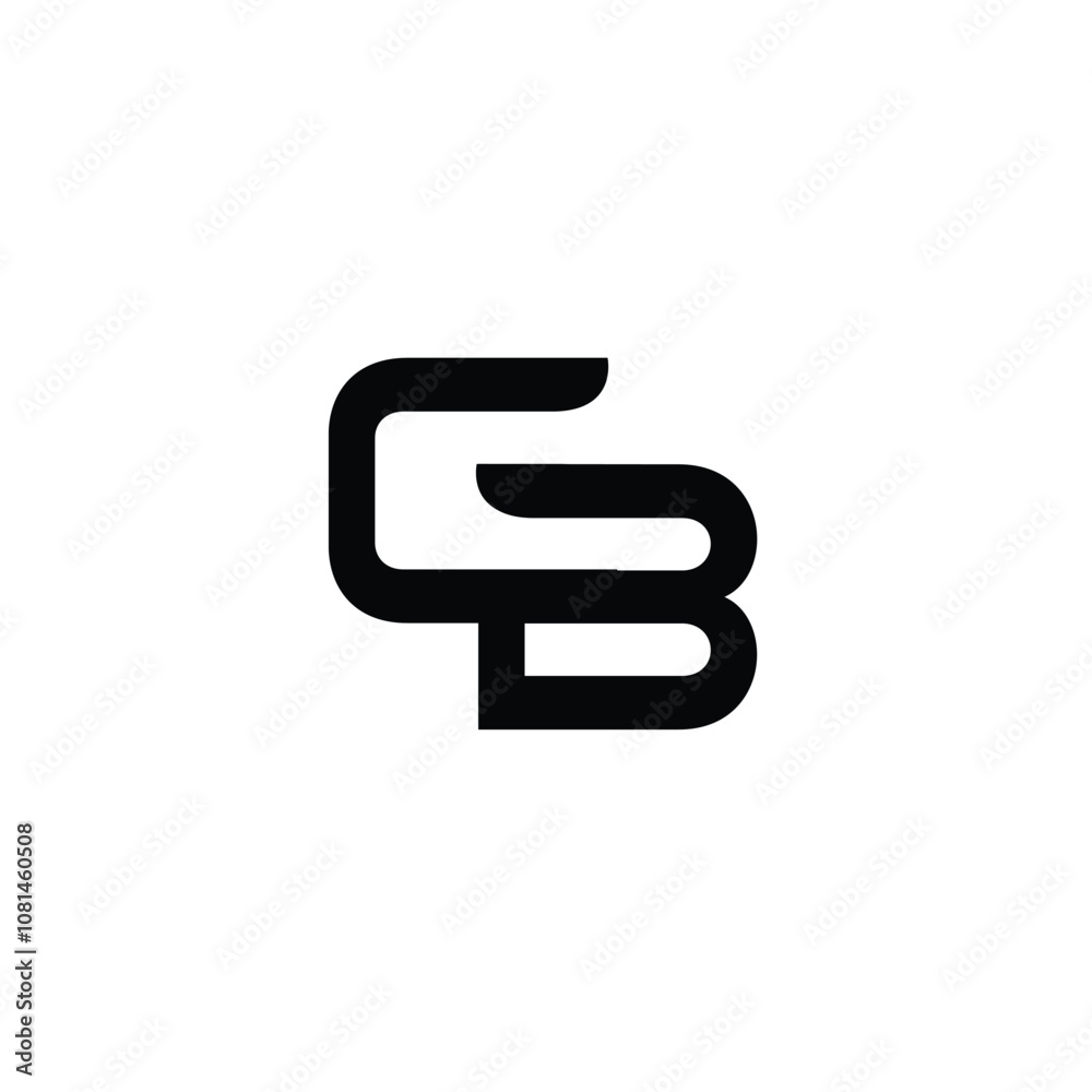 GB monogram logo design letter text name symbol monochrome logotype alphabet character simple logo GB monogram logo design letter text name symbol monochrome logotype alphabet character simple logo