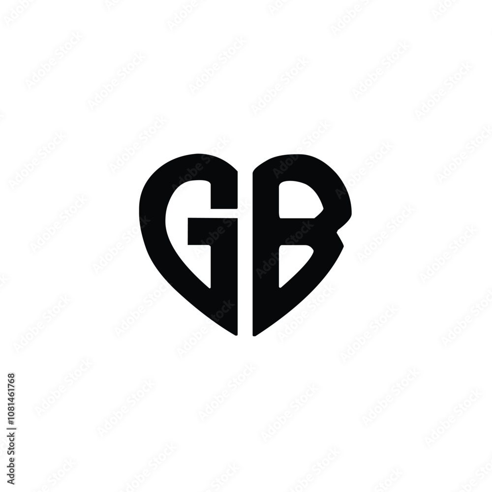 GB monogram logo design letter text name symbol monochrome logotype alphabet character simple logo GB monogram logo design letter text name symbol monochrome logotype alphabet character simple logo