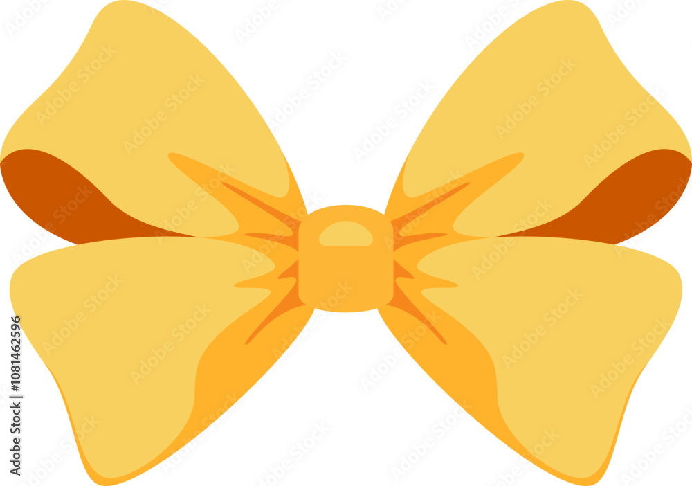 Cartoon gift bow illustration Cartoon gift bow illustration