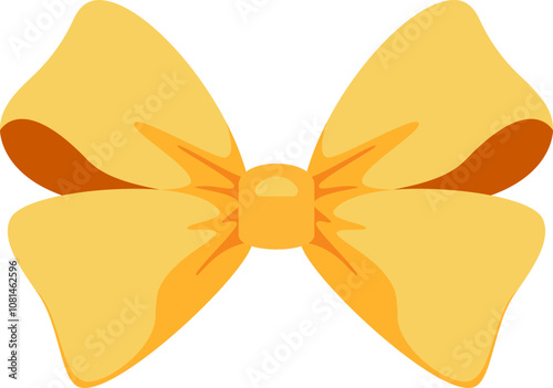 Cartoon gift bow illustration