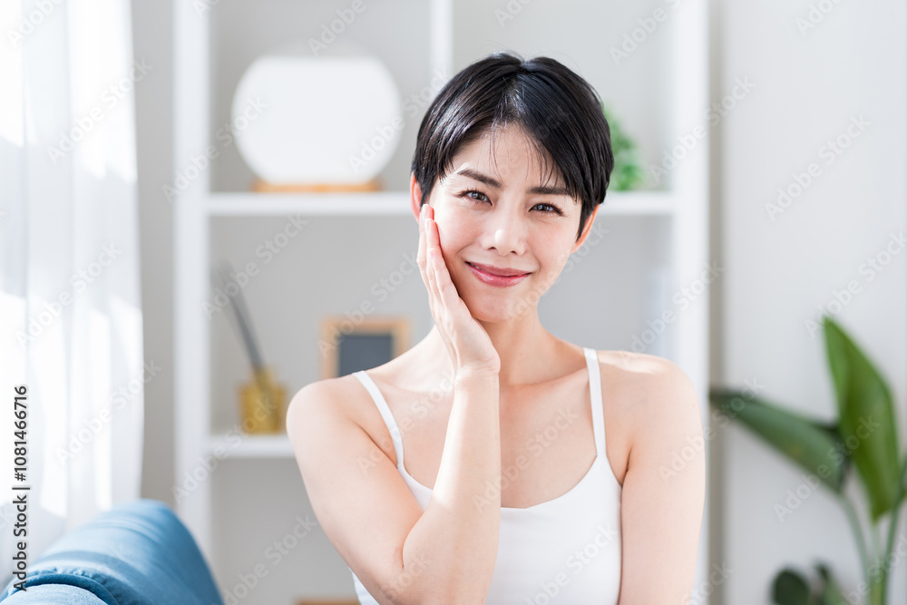 若い女性のビューティー 若い女性のビューティー