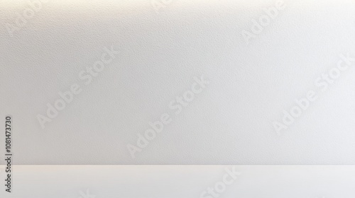 Wallpaper Mural A minimalist white wall with a smooth surface and soft lighting. Torontodigital.ca