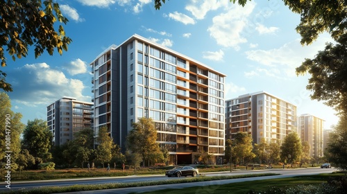 Multifamily residential apartment building