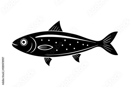 fish on a white background