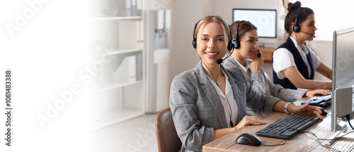 Female technical support ag...