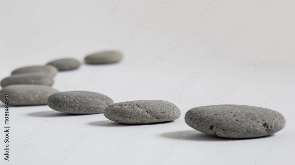 A meaningful visual of equal opportunity, showing a series of stepping stones of different sizes leading to a single goal A meaningful visual of equal opportunity, showing a series of stepping stones of different sizes leading to a single goal