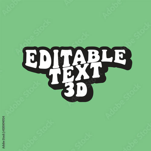 Text 3D Editable