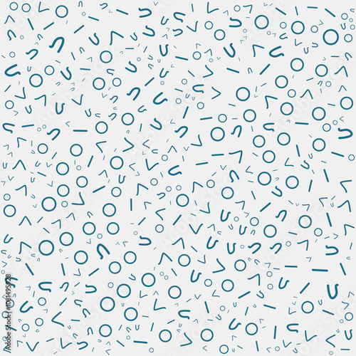 seamless pattern with numbers