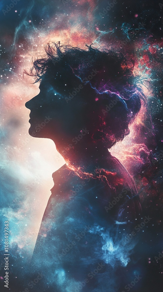Cosmic Silhouette: A Dreamy Journey Through the Stars Cosmic Silhouette: A Dreamy Journey Through the Stars