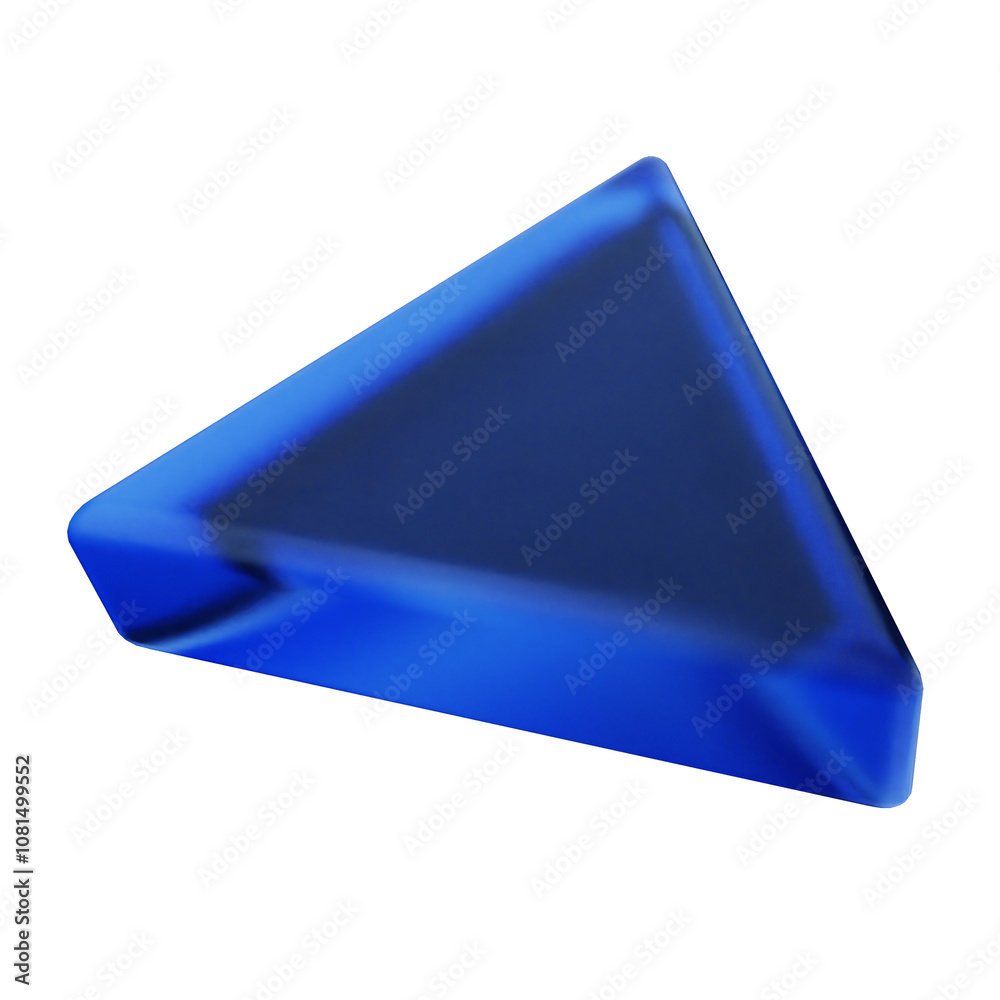 3d geometric glass dark blue color 3d geometric glass dark blue color