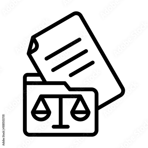 Legal Filing Icon