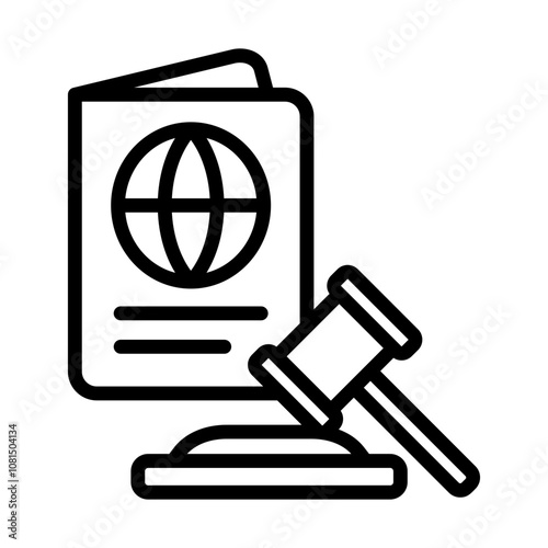 Immigration Law Icon