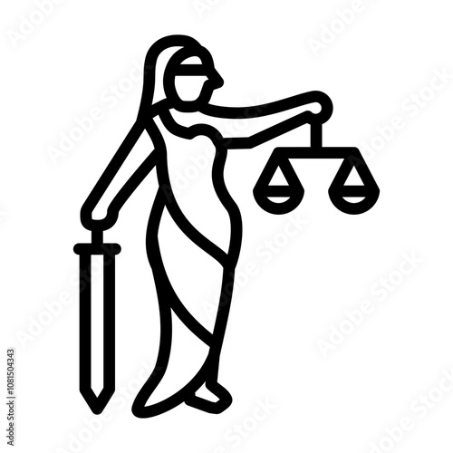 Justice Symbol Icon