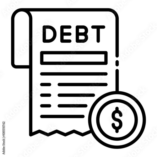 Debt Statement icon